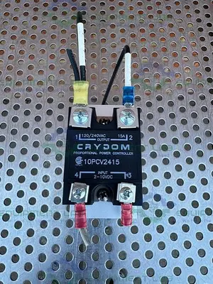 USED CRYDOM 10PCV2415 PROPORTIONAL POWER CONTROLLER W/ HEAT SINK