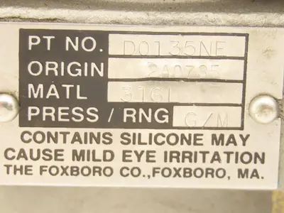 Foxboro 821GM-IM1MM2-A Electronic Pressure Transmitter 12.5-65vdc 150psi