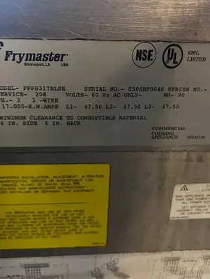 Frymaster FPPH317BLSE Electric Fryer - (3) 50 lb Vats, Floor Model, 208v/3ph