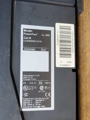 NEW SQUARE D LLA36400CU31X