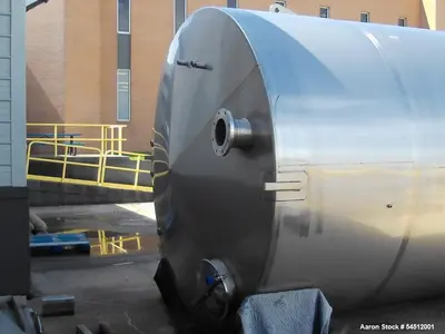 Unused TSI 7,000 Gallon Vertical Stainless Steel Holding Tank