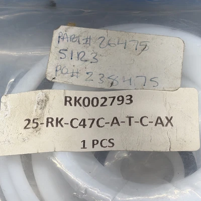 NEW REPAIR KIT RK0002793 , 25-RK-C47C-A-T-C-AX SEALED BAG Fast Shipping!