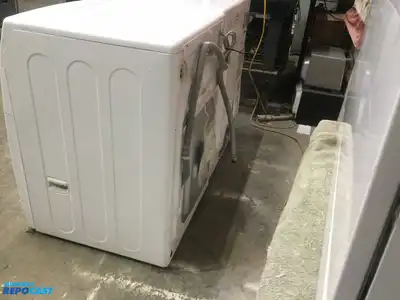 USED SAMSUNG FRONT LOAD WASHER AND ELECTRIC  STEAM DRYER SET ENERGY STAR HIGH EFFICIENCY