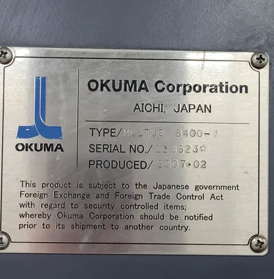 2007 OKUMA MULTUS B400-W CNC, Turning Center | Machinery Central (23)