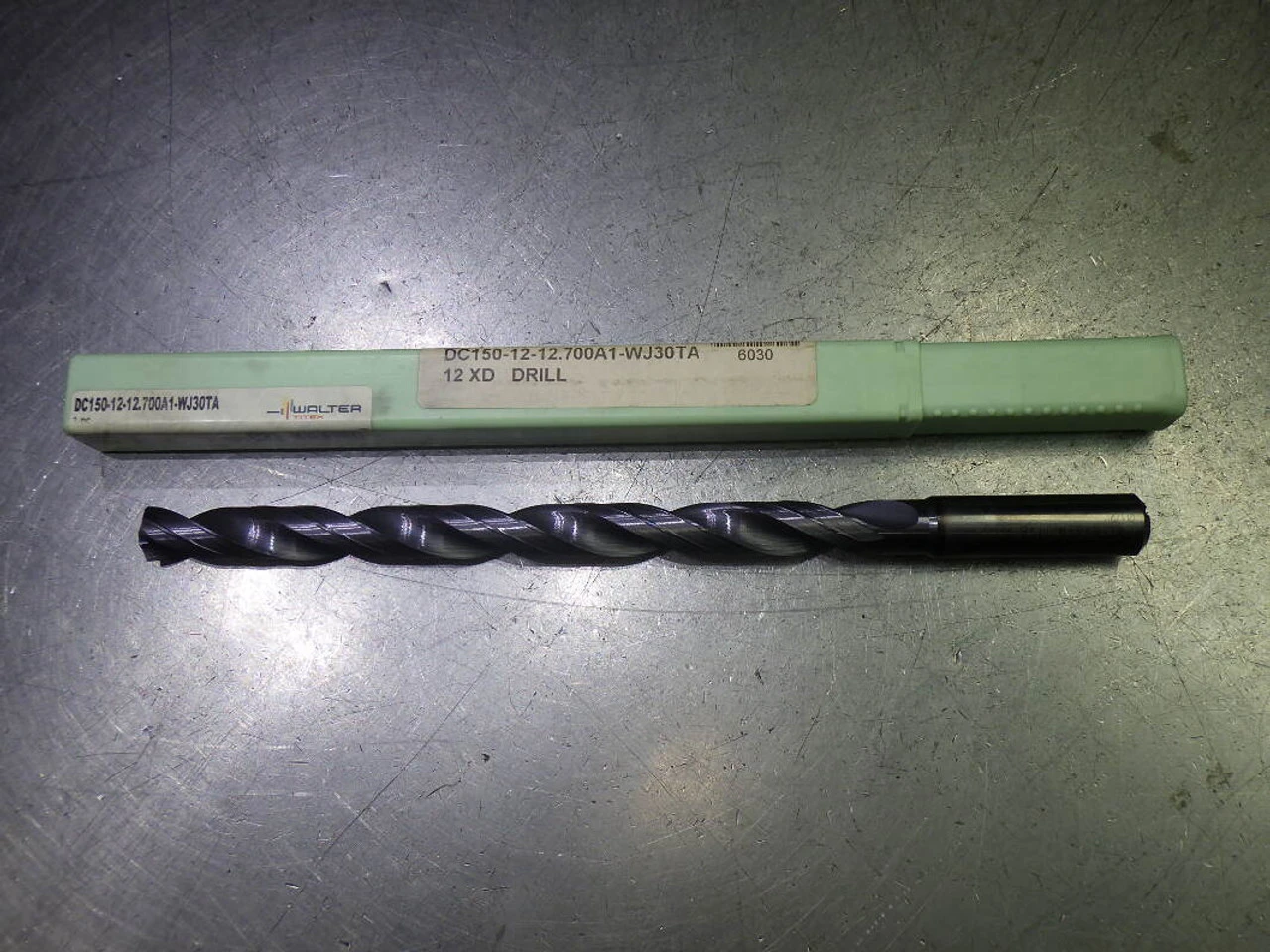Walter 1/2" Coolant Thru 12xD Carbide Drill DC150-12-12.700A1-WJ30TA (LOC2202)