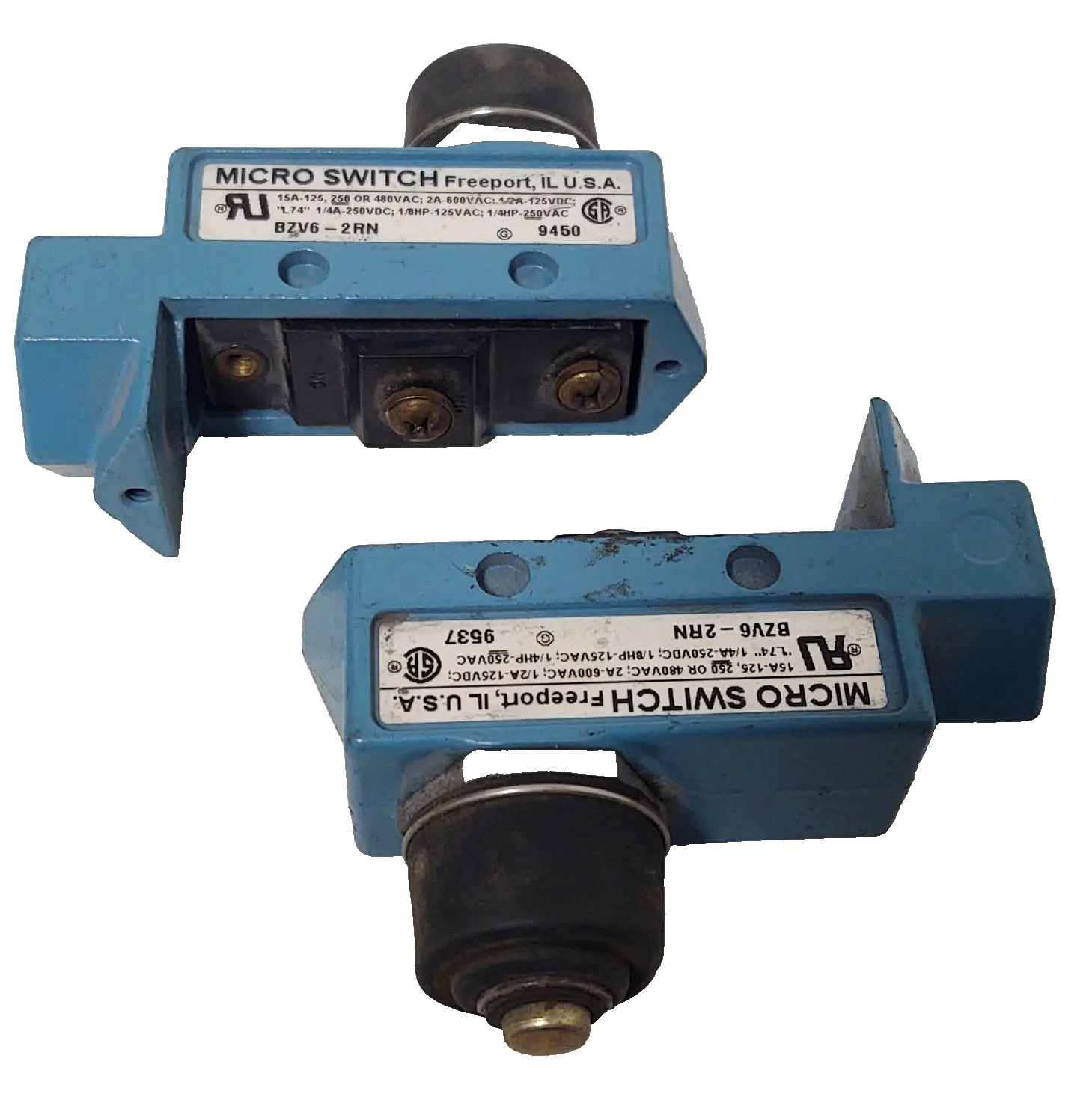 🔥QTY 2 - HONEYWELL MICRO SWITCH BZV6-2RN2