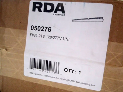 New | in-Stock Rab Design 4 Foot 2 x 17 Watt Wet Location T8 Fluorescent Lighting Michigan US | Maverick Industrial Sales #1396836