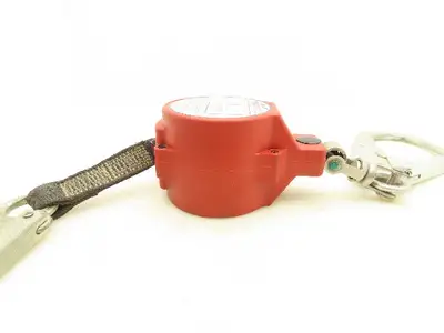 Miller FL11-6/11FT Minilite Fall Limiter 11' Lanyard w/Swivel Shackle Rebar Hook