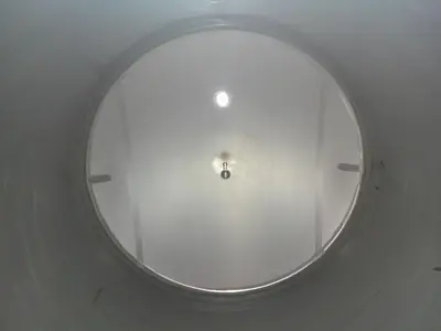 SPC9197  Tank 2000 gallon vertical tank, Stainless Steel, conical