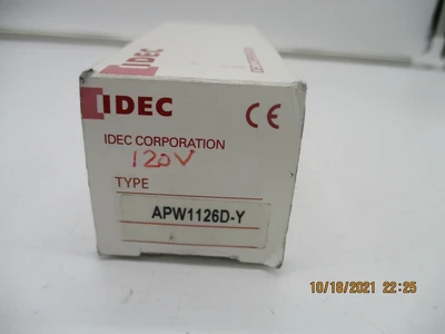 Idec Corporation APW1126D-Y New Pilot Light Operator