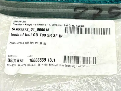 Used Knapp SL095972_01_000018 Belts Michigan US | Maverick Industrial Sales #1401298
