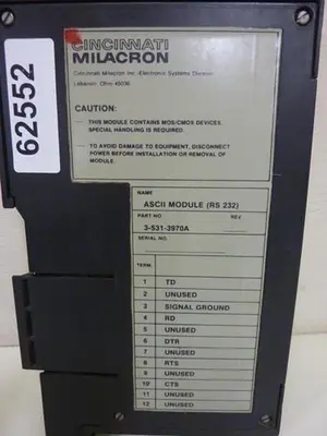 USED CINCINNATI MILACRON 3-531-3970A