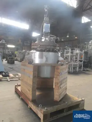 USED Pfaudler 100 Gal Pfaudler Reactor, Nickel 200, 100/35#
