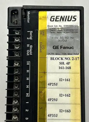 USED GE FANUC IC660BBD101