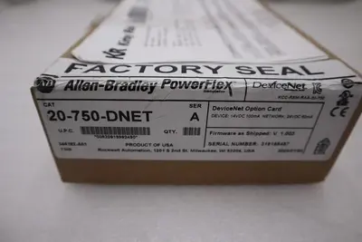 New Sealed 20-750-DNET Allen Bradley PowerFlex 750 DeviceNet Adapter STOCK H50A 820919992490