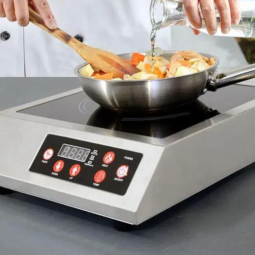 1.8 kW Stainless Steel Commercial Countertop Induction Cooker