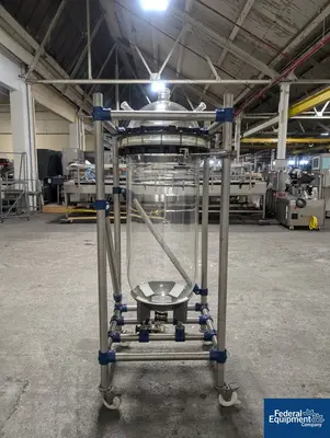 USED QVF 100 Liter QVF Glass Vacuum Receiver