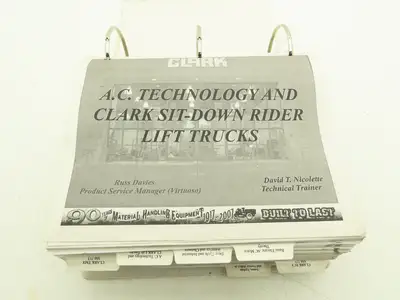 Clark Electric Forklift Service Manual TMX 12-25, EPX 16-20s, ECX20-32, EPX20-30