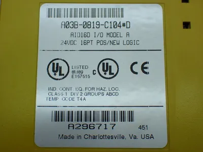 Used FANUC A03B0819C104 I/O Boards & Replacement Parts Ohio US | HGR 24 #885659