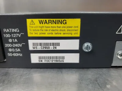 Cisco WS-C2950-24 24-Port Catalyst Switch. 3C