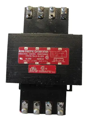 Acme 250 VA Electric Power Control Transformer  208V 277V 380V Input 115v Output