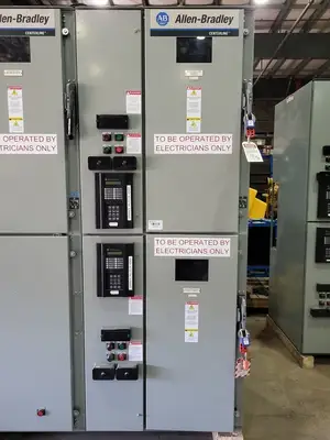 5kV/1200A Medium Voltage MCC Double Structure w/ Motor Protection Relays