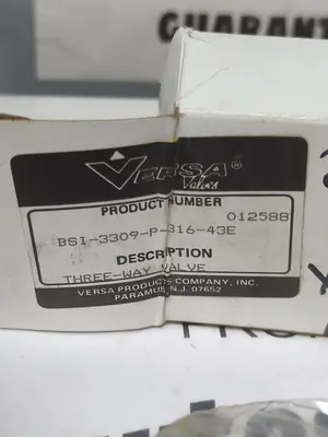New | in-Stock VERSA BSI-3309-P-316-43E Pump & Valve Parts Ohio US | Surplus Asset Holdings #1242781
