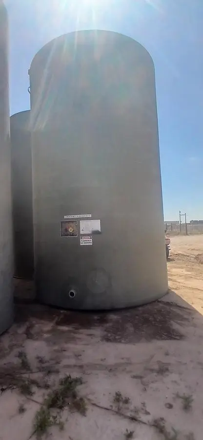 USED 2013 PERMIAN TANK 400BBL VERTICAL FIBERGLASS TANK
