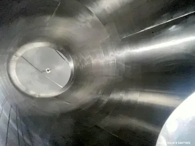 Used 5,000 Gallon Stainless Steel Tank | Insulated 304SS Vertical Brewery Vessel w/ CIP