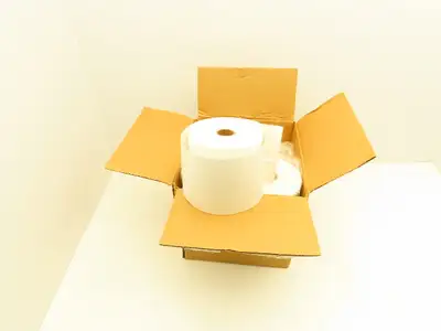 Barcodes 4X3DTPAPER-1 Direct Thermal Labels 4x3" Shipping Stickers 6 Roll 5160ct