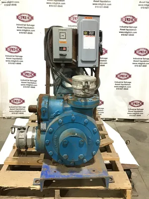 Blackmer NP4F 4″ Sliding Vane Pump w/ SEW Eurodrive RX87A Gear Reducer 3.48:1