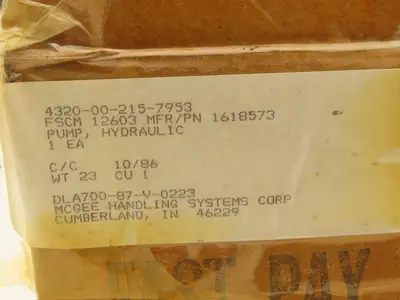 Clark 1618573 Forklift Hydraulic Pump