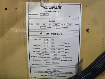 USED 1997 CATERPILLAR 3412