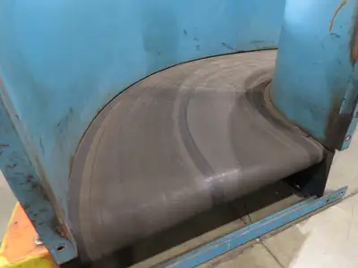 Portec Flomaster 30"W x 180° Curve Belt Conveyor 1Hp 230/460V 3PH 80 FPM