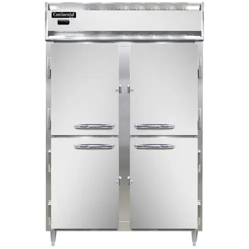 Continental DL2W-HD Full Height Insulated Heated Cabinet W/ (30) Pan Capacity, 208-230v/1ph