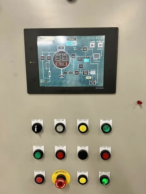 17-21/64" x 17-21/64" x 35-7/16" Tokai Konestsu #D-Wax-Kiln, ceramic degreasing vacuum sintering de-waxing furnace / kiln, 30 kW, 1292°F, panel heater, 2005
