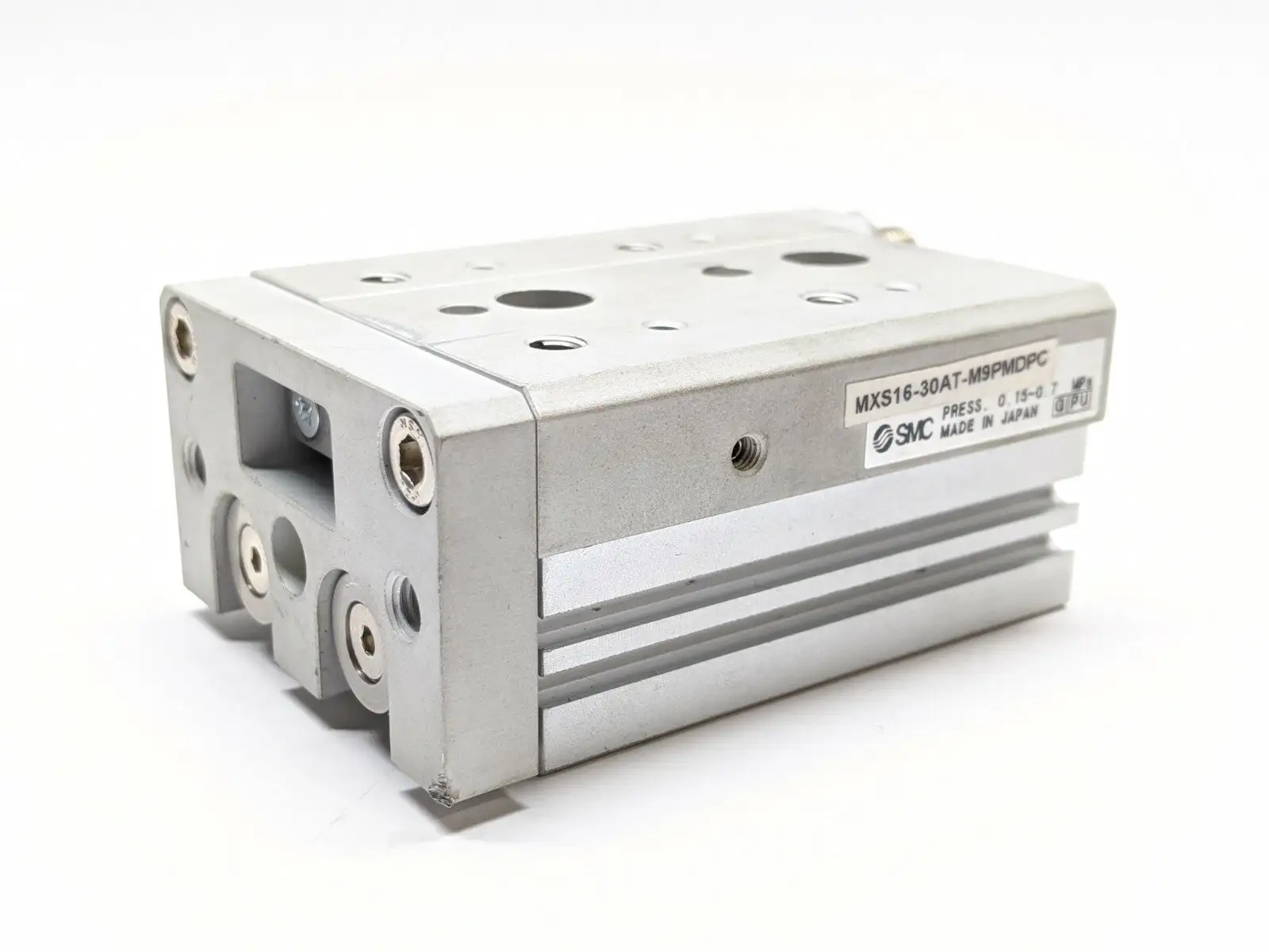 MXS16-30AT-M9PMDPC | SMC  Adjustable Stroke Guided Cylinder Slide Table - Used