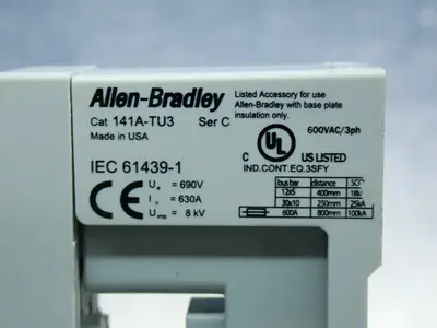 Used ALLEN BRADLEY 141ATU3 Bus Bars & Plugs Ohio US | HGR 24 #872883