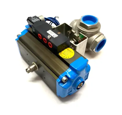New | in-Stock MARWIN UT SERIES PNEUMATIC BALL VALVE ACTUATOR ASSEMBLY 1-1/2" 3-WAY Linear Actuators | Maverick Industrial Sales #1113083