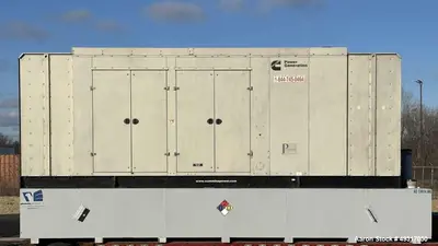 Used Cummins 750 kW Diesel Generator – DQFAA, Tier 2, 480V Capable, UL2085 Tank, Passed Load Test
