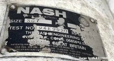 Used NASH SC7 Vacuum Pumps Illinois US | Aaron Equipment #85890