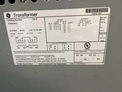 Used GE 9T8382671 Miscellaneous Equipment (Electrical & Power) Ohio US | Surplus Asset Holdings #1512988