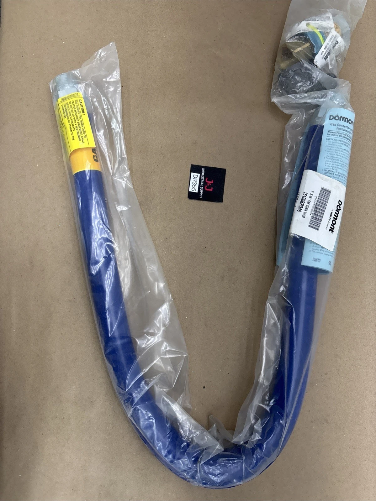 Dormont Blue Hose Gas Connector BPQ Series 1" x 48" 16100BPQ48 Fast Shipping.