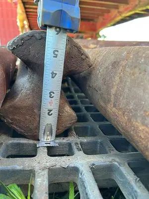 Used AFTERMARKET 6" CHISEL BIT FOR CABLE TOOL DRILL RIG Construction Equipment Parts Pennsylvania US | East West Machinery & Drilling #1417367