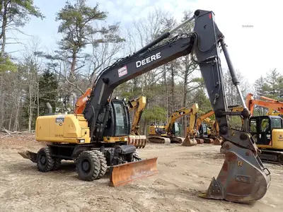 Used 2015 DEERE 190G W Wheel Excavators Massachusetts US | Brookside Equipment Sales #1422125