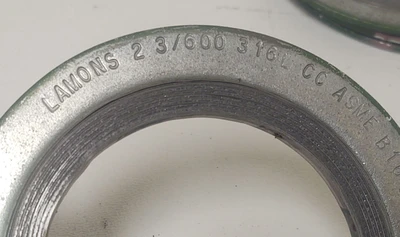 🔥(4 PCS) LAMONS 2 3/600 316L Gasket Metallic ASME B16.20 for Pipe Flange