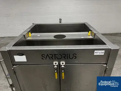 USED Sartorius 1,000 Liter Sartorius Palletank for Mixing Jacketed