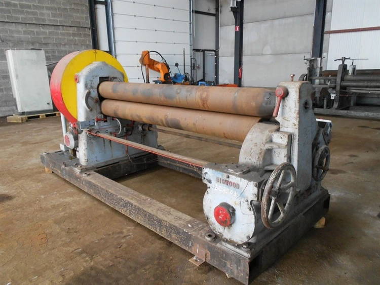 Used BIGWOOD 2000 X 6 MM Angle Bending Rolls | Apt International N.V #365051