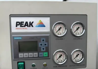 USED PEAK INDUSTRIAL 20-6021 NITROGEN GAS GENERATOR SYSTEM