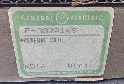 GENERAL ELECTRIC F-3022148 RENEWAL COIL 4D-32